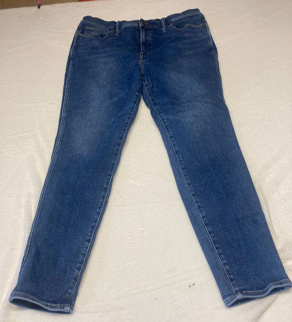 Madewell Jeans Madewell 10" High Rise Skinny Jeans Blue Stretch Size 33